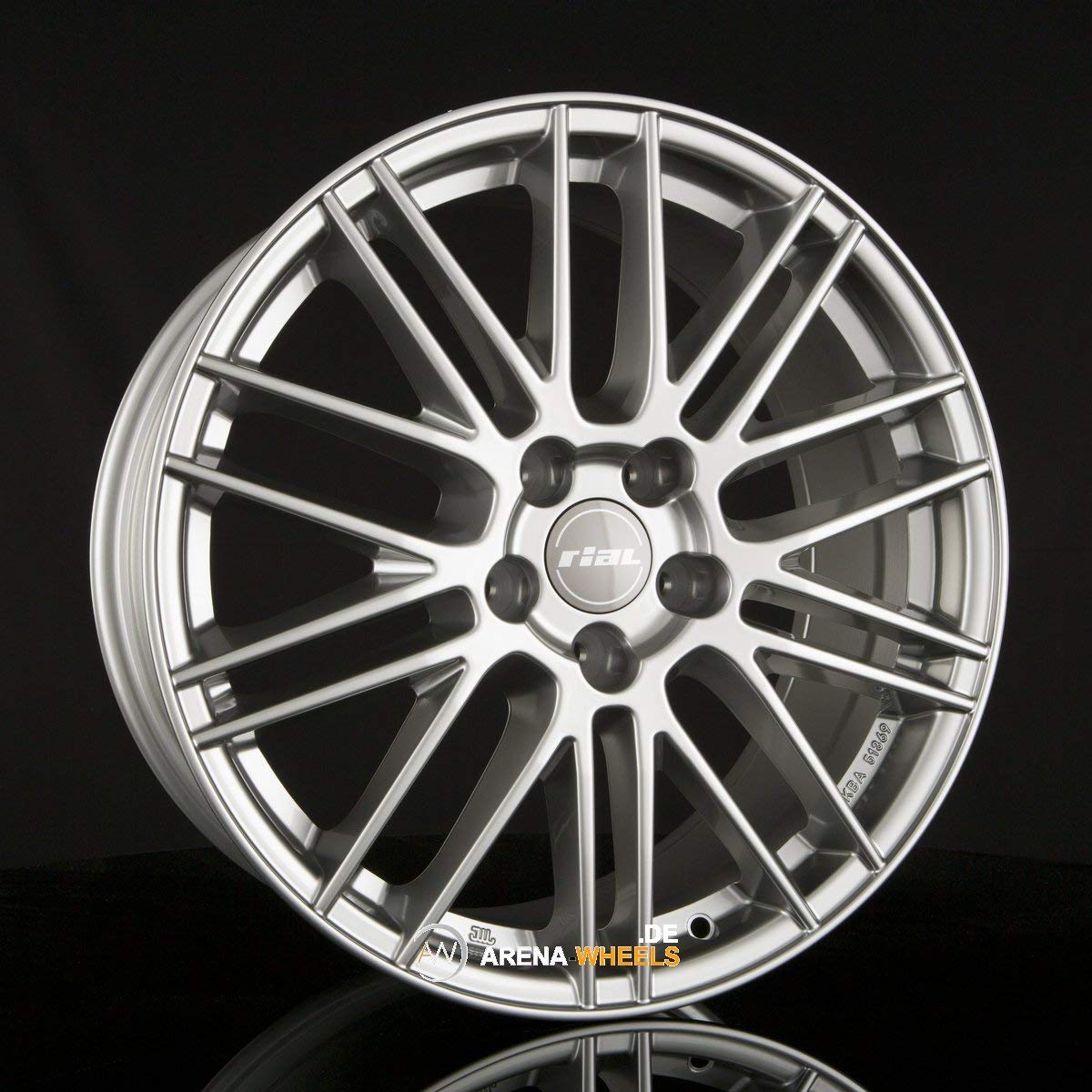 RIAL KIBO 8J x 19 Zoll ET 45 LK 5x108 Alufelge Felge KBA NEU