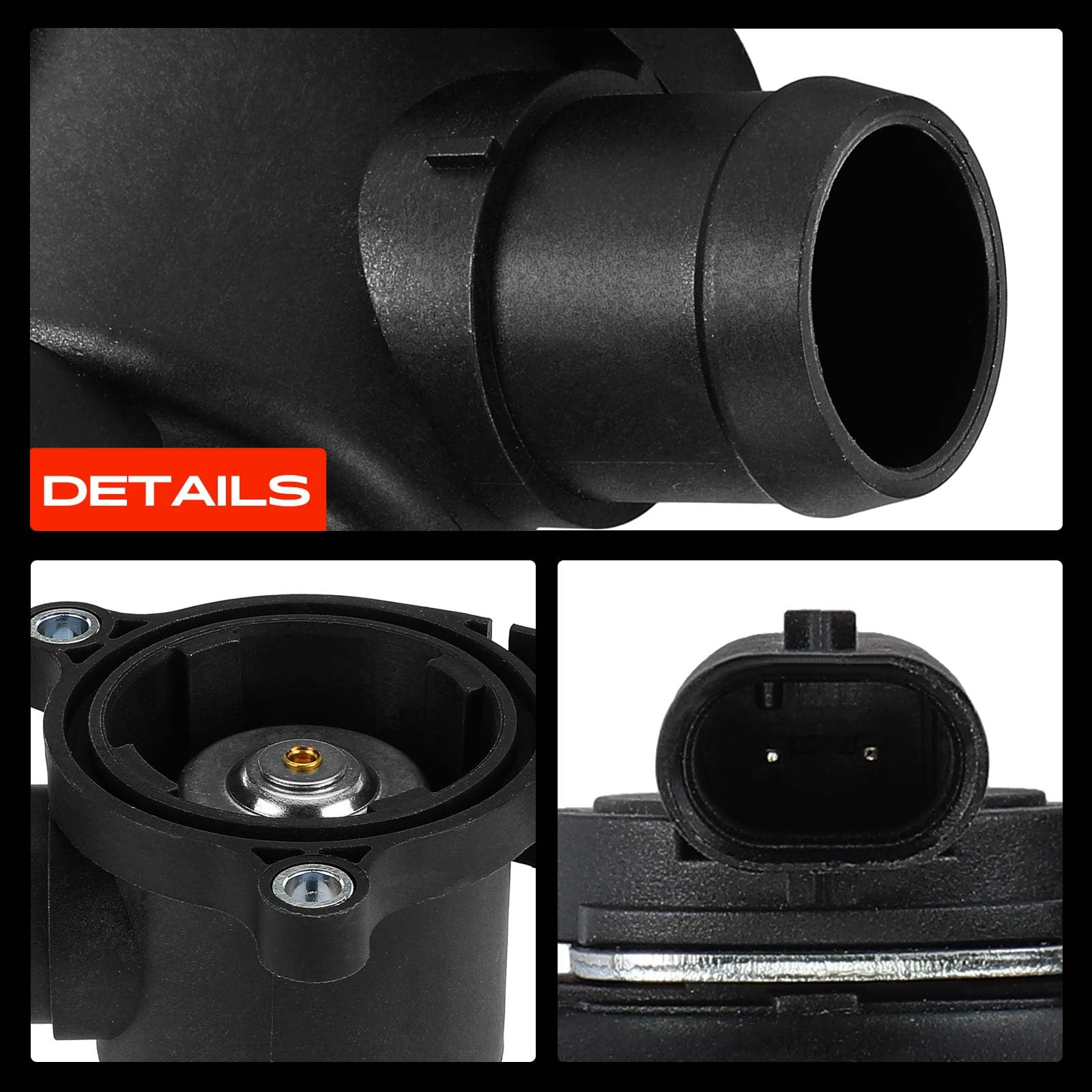 Frankberg Termostato A6512000715 | Compatibile con: Classe A W176, CLA Shooting Brake X117, CLA Coupé C117, Classe B W242 W246, Classe GLA X156