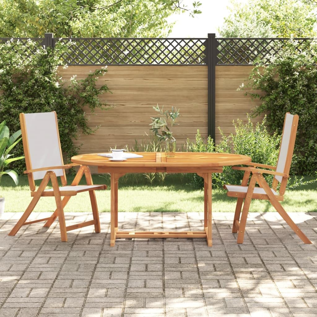Chaises de jardin pliantes en bois massif pour savourer la douceur des soirées d'été