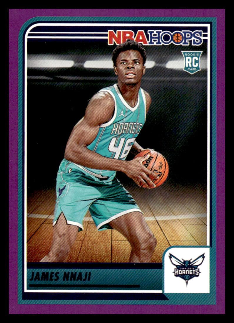 Amazon.com: 2023-24 Hoops Purple #240 James Nnaji RC Rookie
