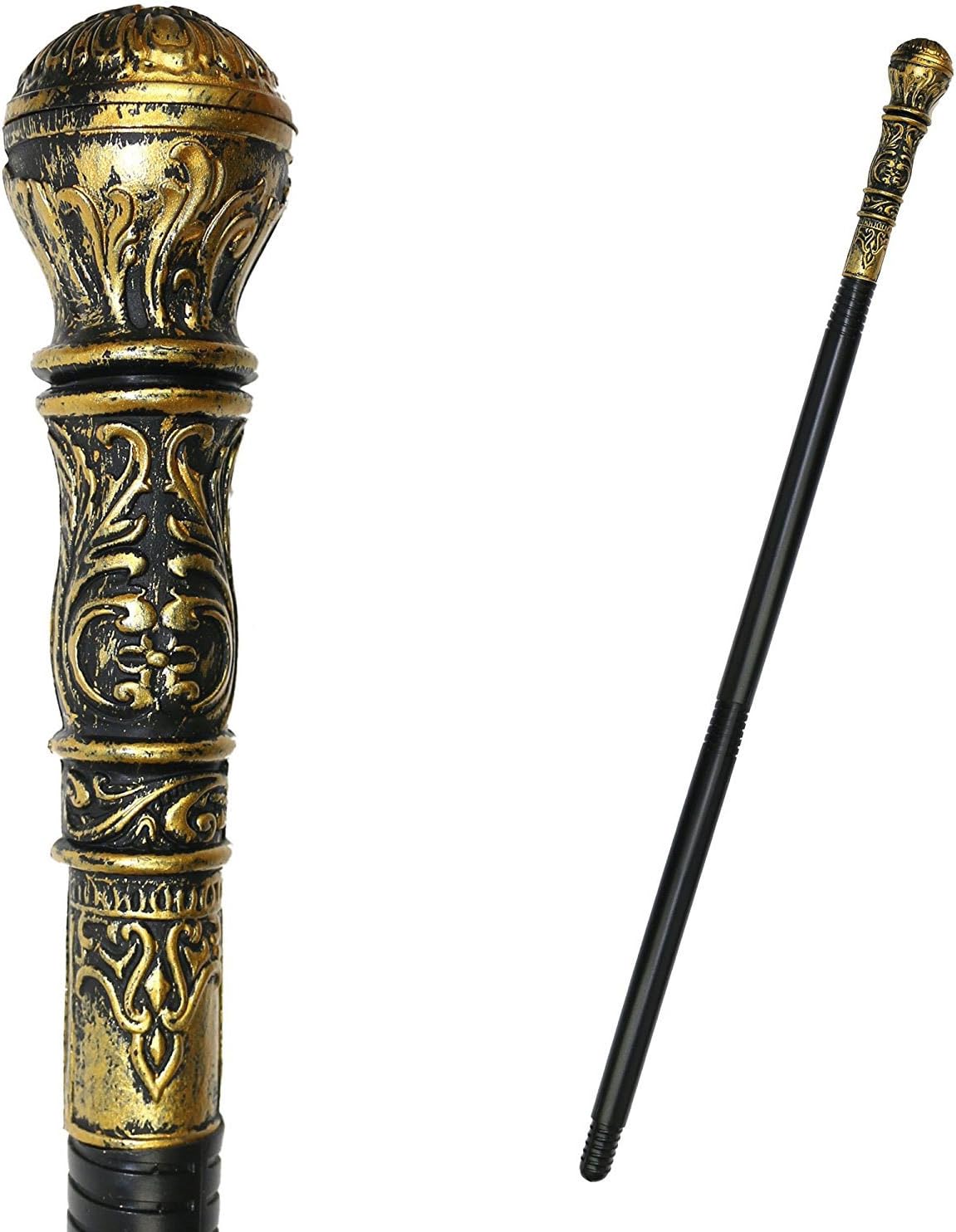 GCC Fashion StoreAdults Kids Posh Rich Victorian Gentleman Black Top Hat & Cane Party Set