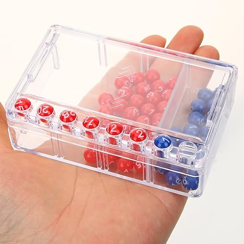 Miniatura 2 de Mini contenedores mini juguetes 1 número número afortunado selector máquina máquina de bolas elevadas bola máquina