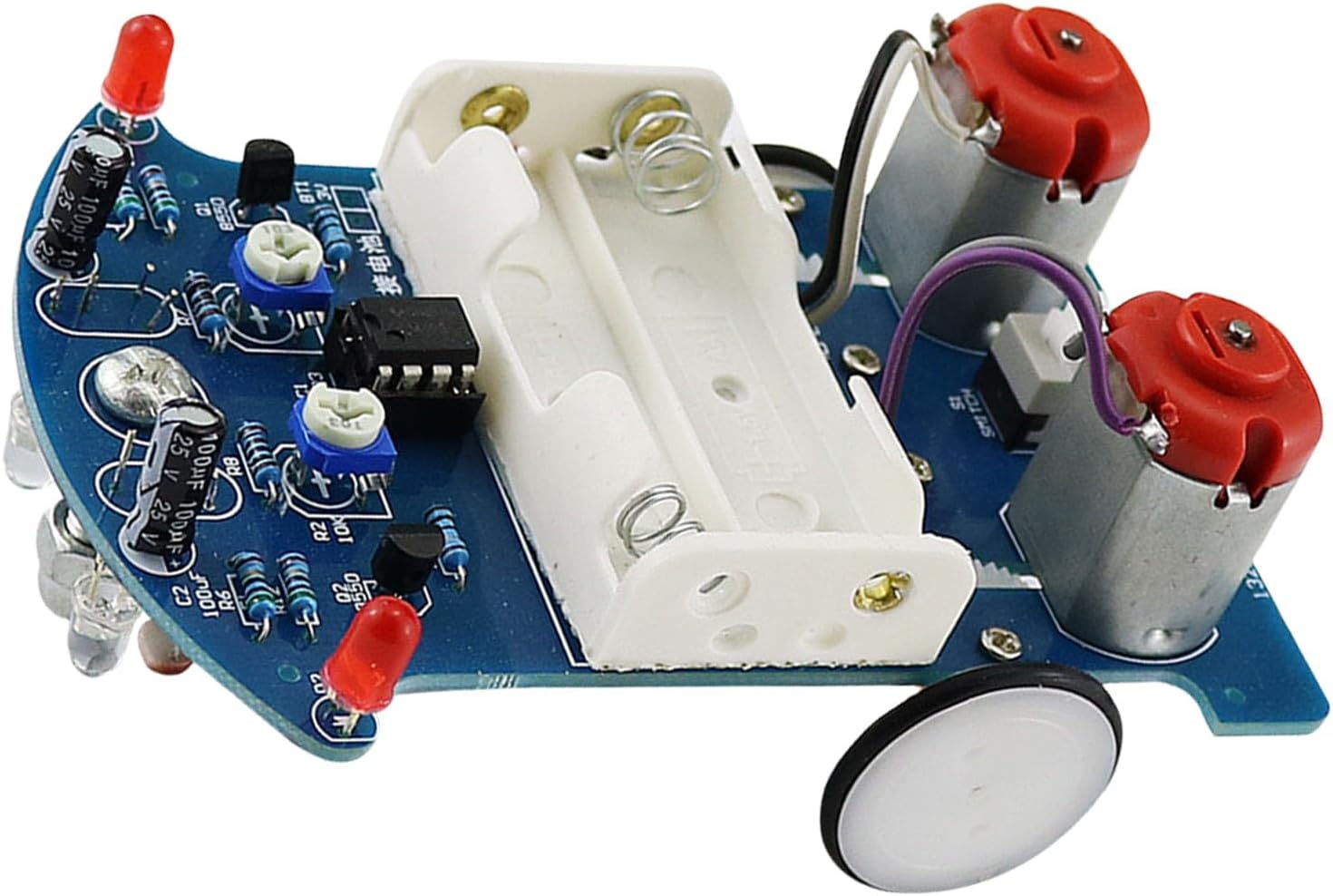 Practice Soldering Learning Electronics Set Line Following Robot for Electronics Black Line Detection Robot