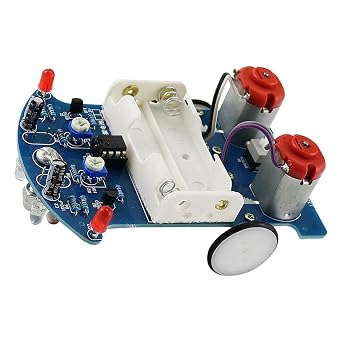 Line Following Robot Car With Real Time Sensoring Adjustment Programmable Code Duability Build
