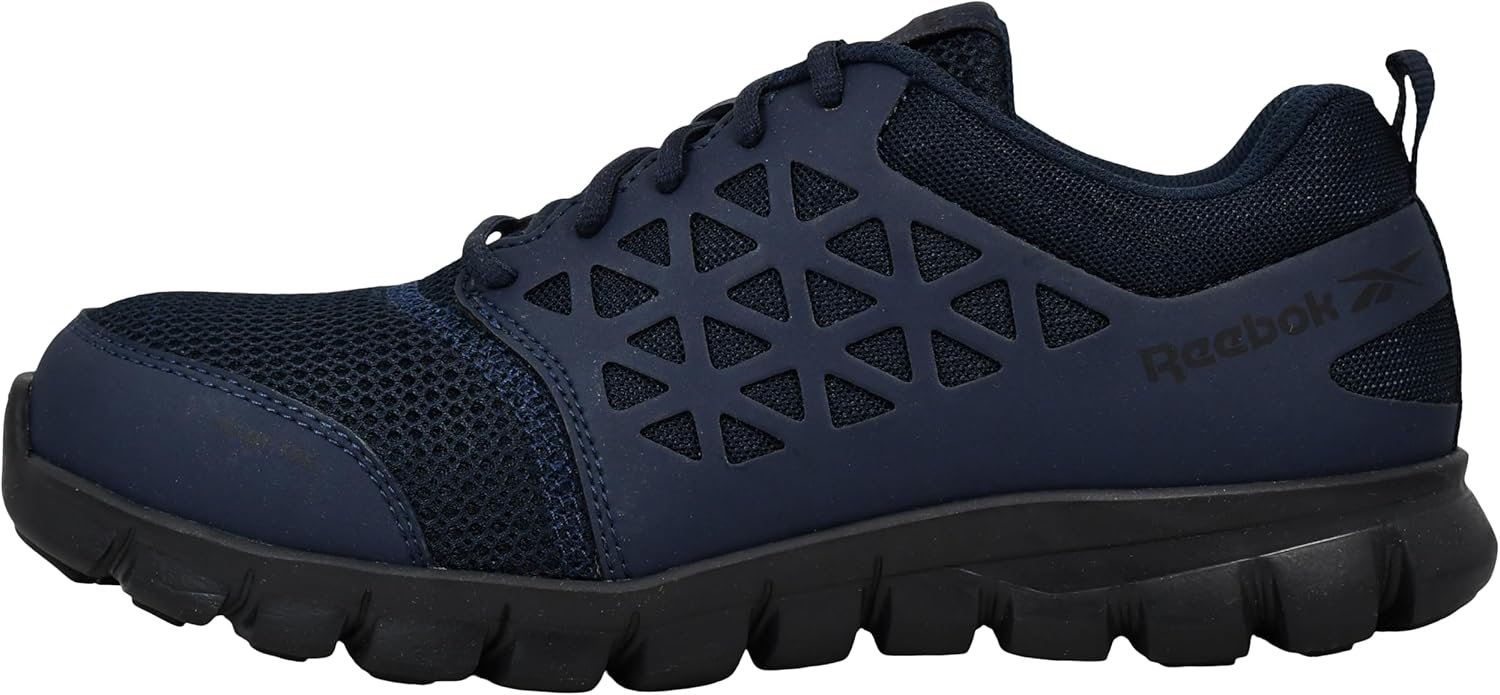 Reebok Work RB4041 Men's Sublite Cushion Work Safety Toe, Blue, 12 M US