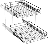 Vista 13 de ROOMTEC Organizador de armario extraíble (22½ pulgadas de ancho x 21.5 pulgadas de profundidad), 2 niveles de almacenamiento extraíble para cajón