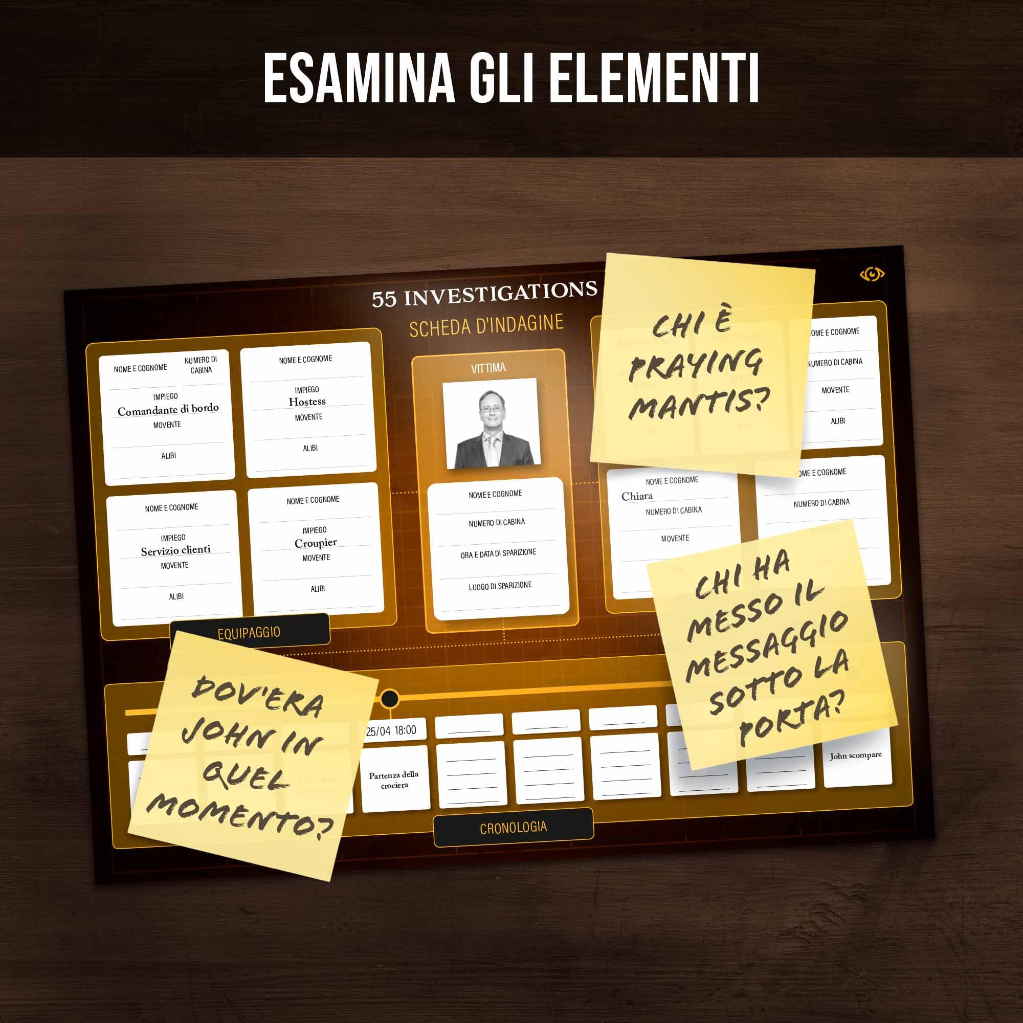 Platonia Games PROFILER - Sparizione Ai Caraibi - : John LeBlanc è scomparso - Gioco di società Escape Game - Gioco d'indagine collaborativa coinvolgente, 1-6 giocatori