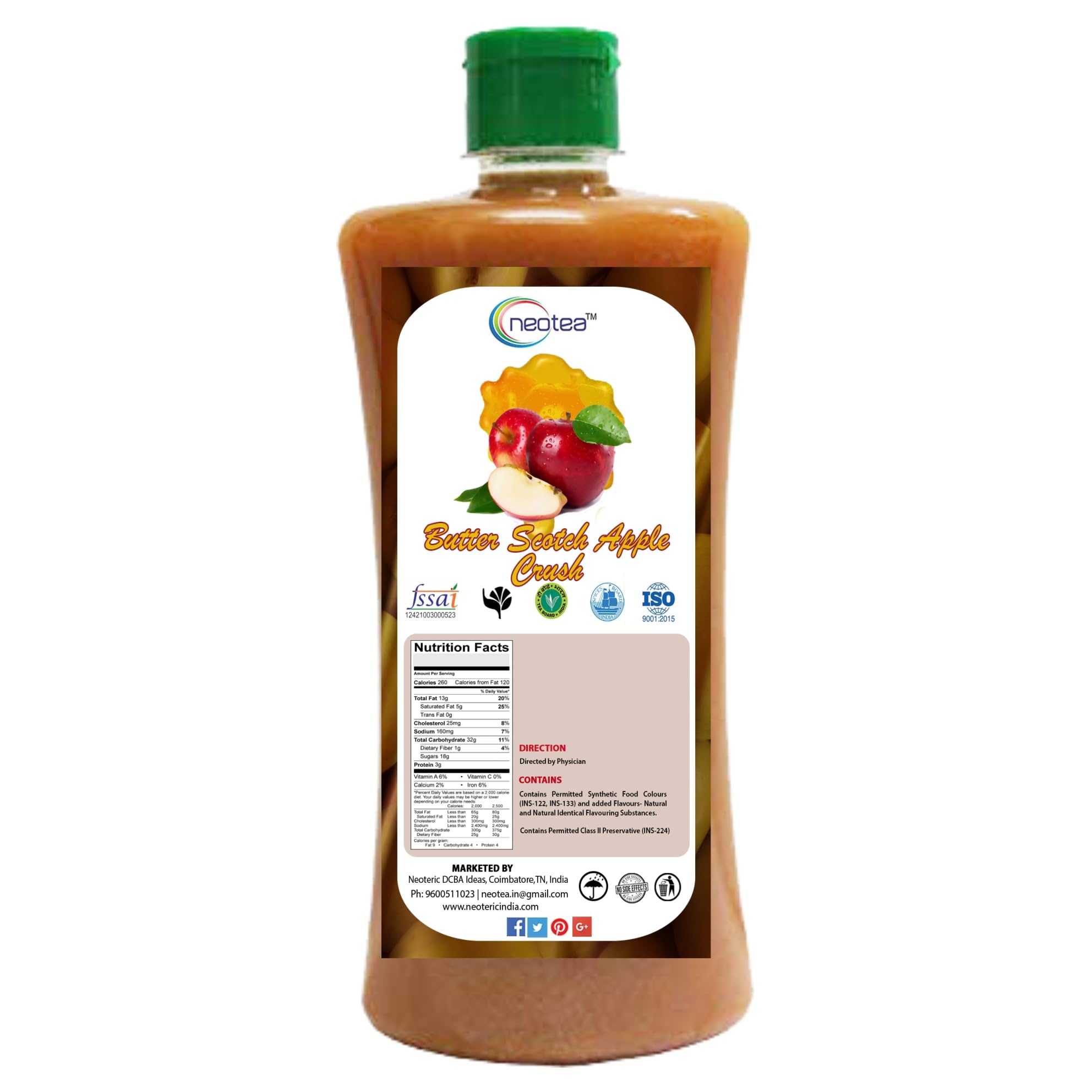 Neotea Butterscotch Apple Crush 250ml – Refreshing Butter Scotch Fruit Drink with Rich Butterscotch & Apple Flavor | Perfectly Sweet & Smooth Beverage for a Unique Taste Experience-image-48