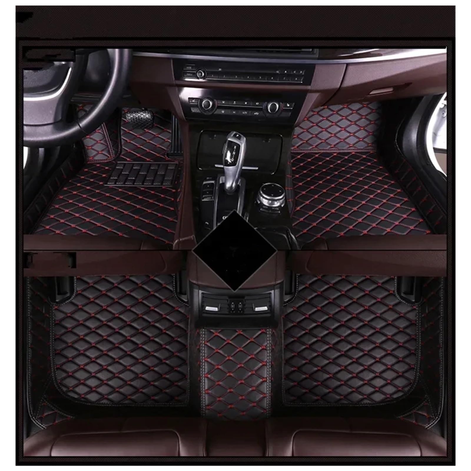 For Buick For LacRosse 2016-2021 Auto Car Floor Mats All-Weather Foot Mats Odorless Pad Waterproof 3pcs/1set Non-Slip Mats(Floor mat5,RHD)