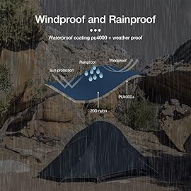 Naturehike Cloud-Up 2 Person Tent Lightweight Backpacking Tent with Footprint - Free Standing Ultralight Camping Hiking Backpack Tents Two Person Tent