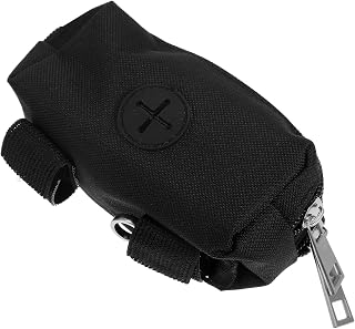 Dog Poop Bag Dispenser with Refillable Bags, Oxford Cloth Holder for Leash Attachment, Stylish and Convenient Collection for Outdoor Activities and Walks