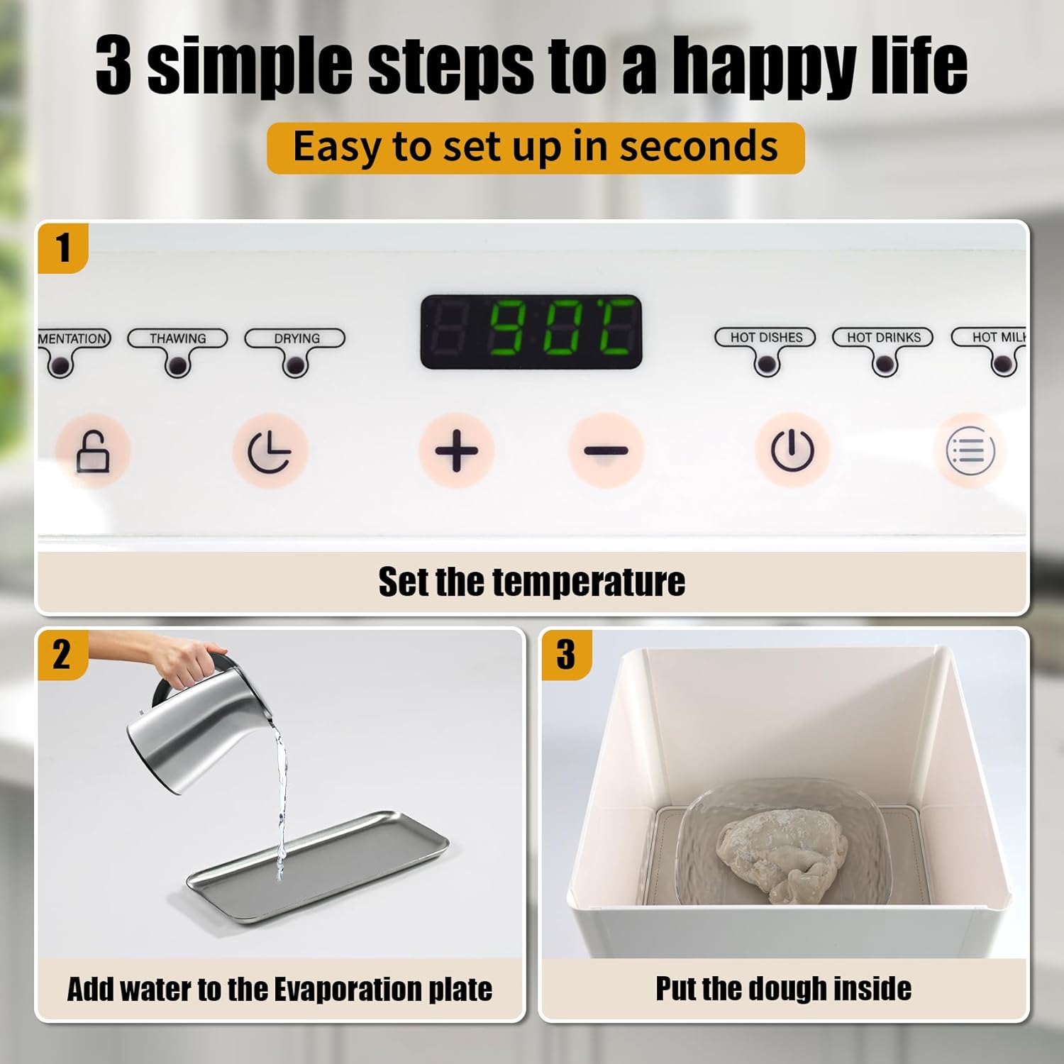 Folding Proofer Slow Cooker