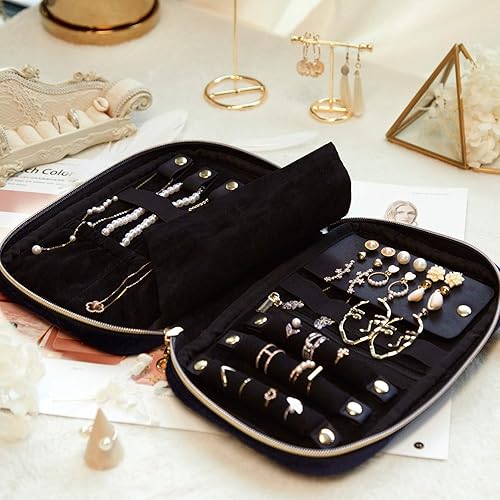 Miniatura 3 de BAGSMART - Organizador de terciopelo para joyas anillos collares pulseras aretes