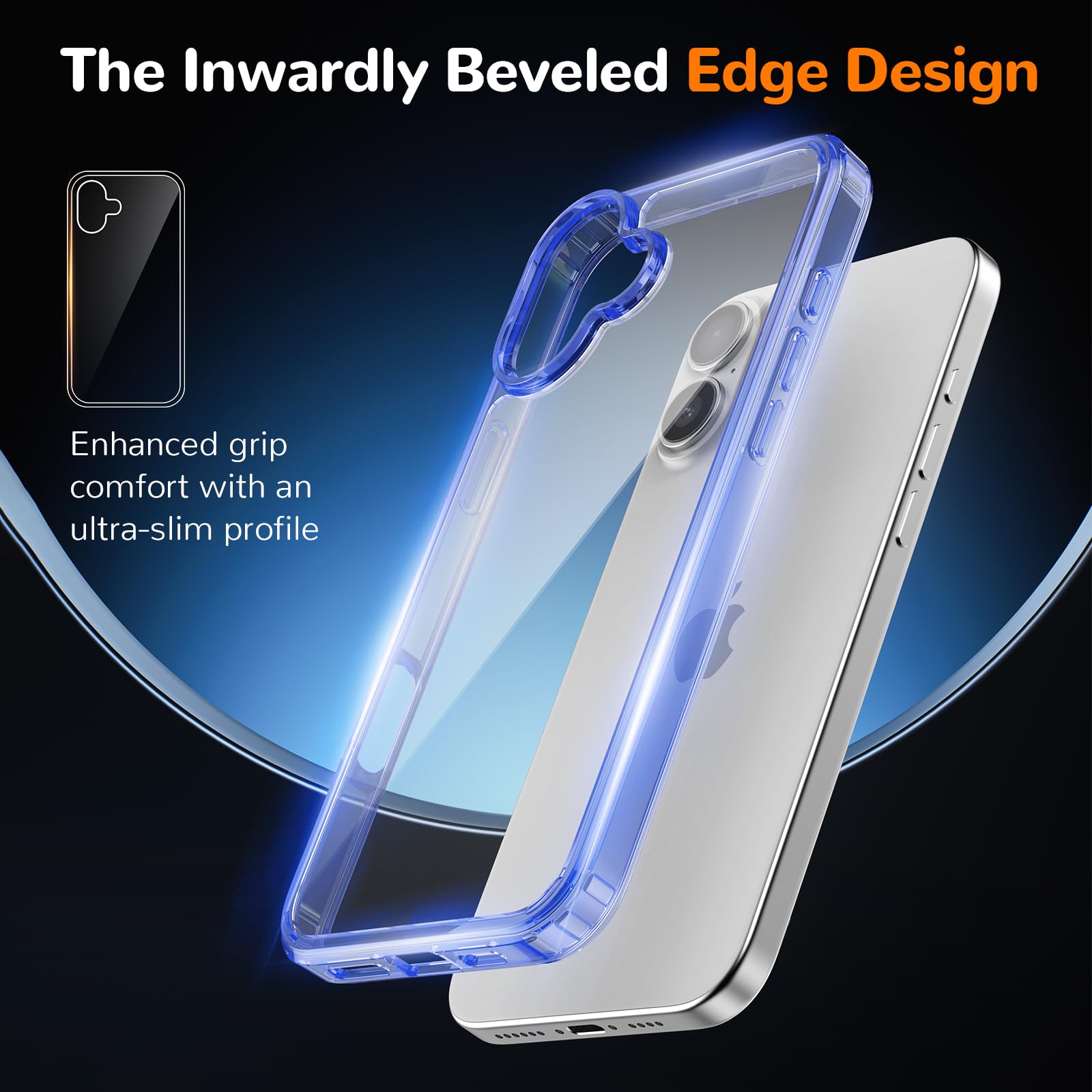 Clear Case for iPhone 15, Ultra Thin, Shockproof TPU Cover, Anti-Yellowing, Crystal Clear, Phone Case for Apple iPhone 15 - Clear — view 171