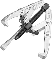 E•Werk 3-Jaw Gear Puller 6" Heavy-Duty Reversible Jaws - Wheel Bearing Pulley Flywheel Brake Disc Remover Tool
