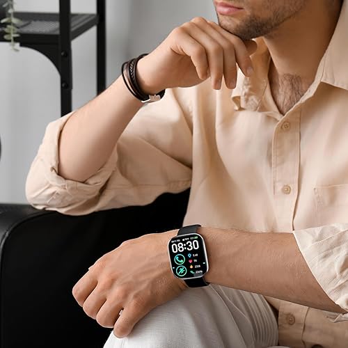 Miniatura 5 de Paquete de 3 correas deportivas de silicona compatibles con GloryFit T80T70T60T50 Smartwatch, correa de repuesto suave e impermeable de liberación