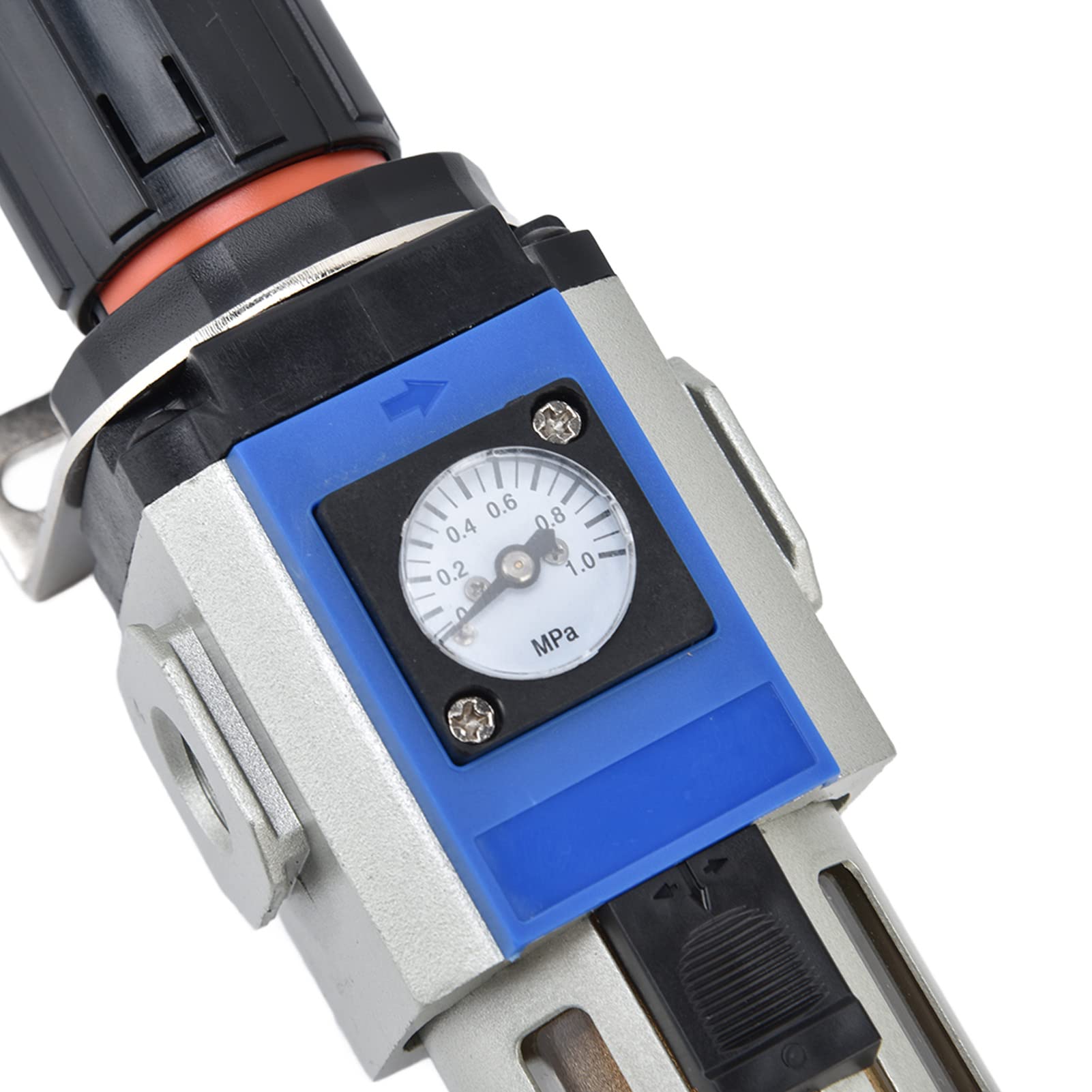 Accessorio per manometro separatore olio acqua, filtro flusso compressore d'aria, regolatore di pressione per garage officina (GFR300-15)