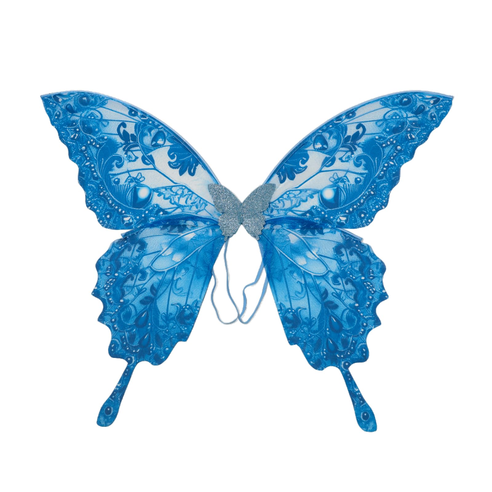 Fairy Wing for Adult Women Halloween Butterfly Wing Costume (Blue 2, M)