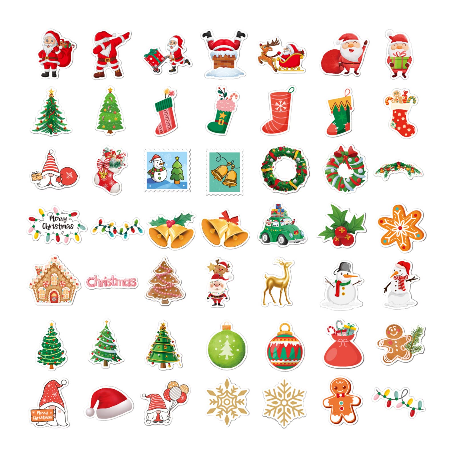 Amazon.co.jp: クリスマス シール 100枚 ラッピング 大量 キラキラ