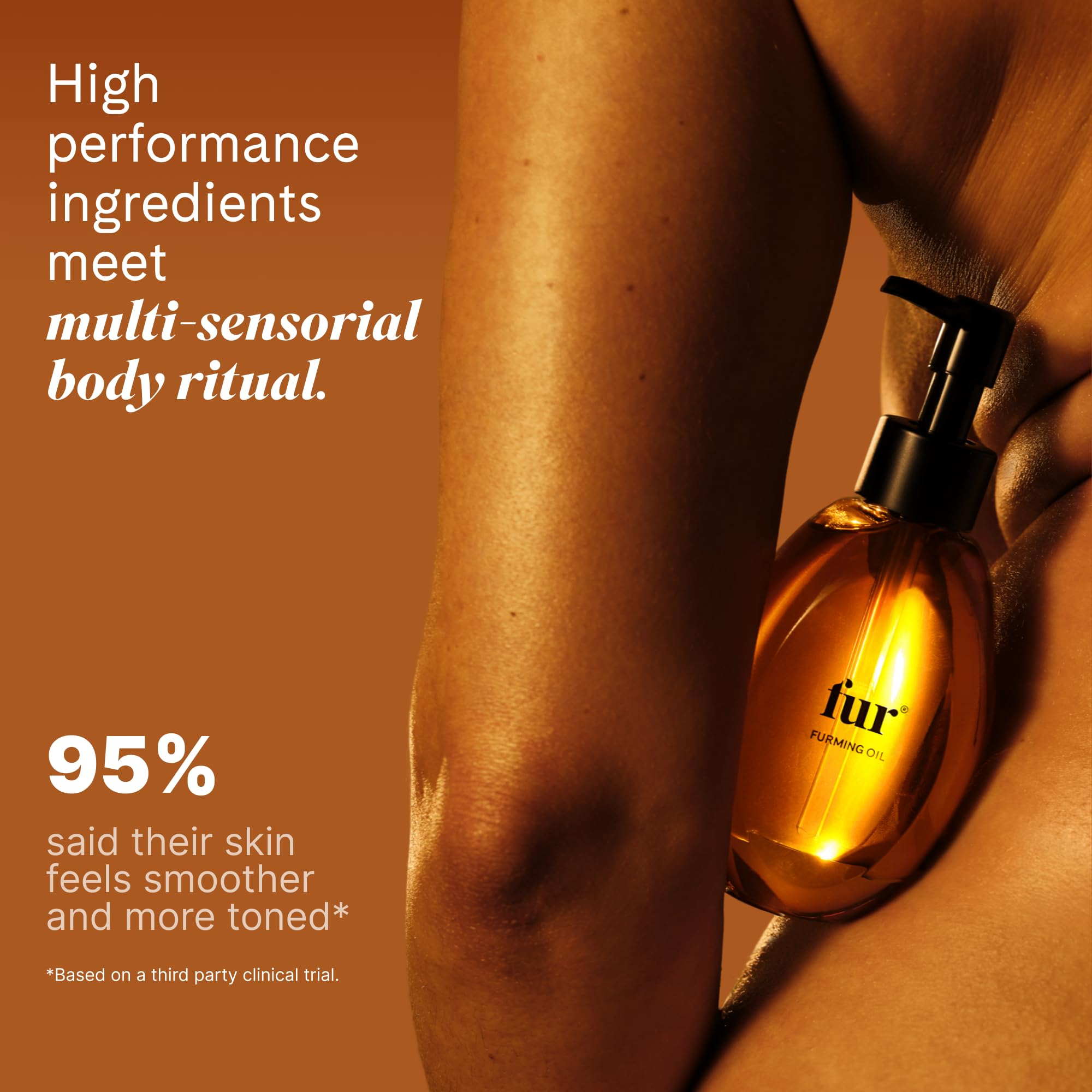 Fur Furming Oil Firming Body Oil with Bakuchiol Retinol Alternative, Hydrating Body Oil for Smoother, Firmer-Looking Skin, Lightweight Body Moisturizing Oil for Butt, Thighs & Body