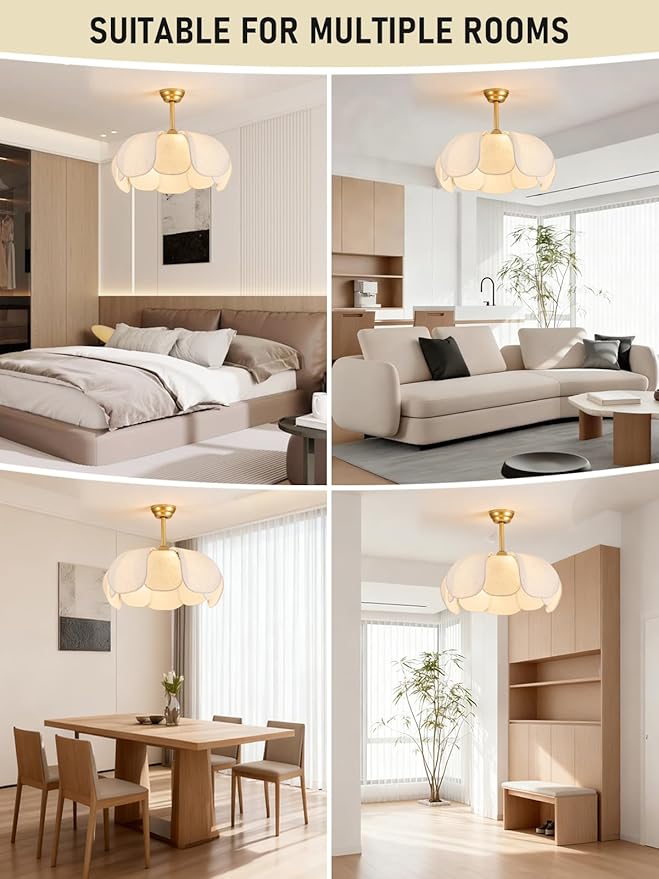 Ventilador de Techo 26 Pulgadas Con Luz y Control Remoto 110 miniatura 7