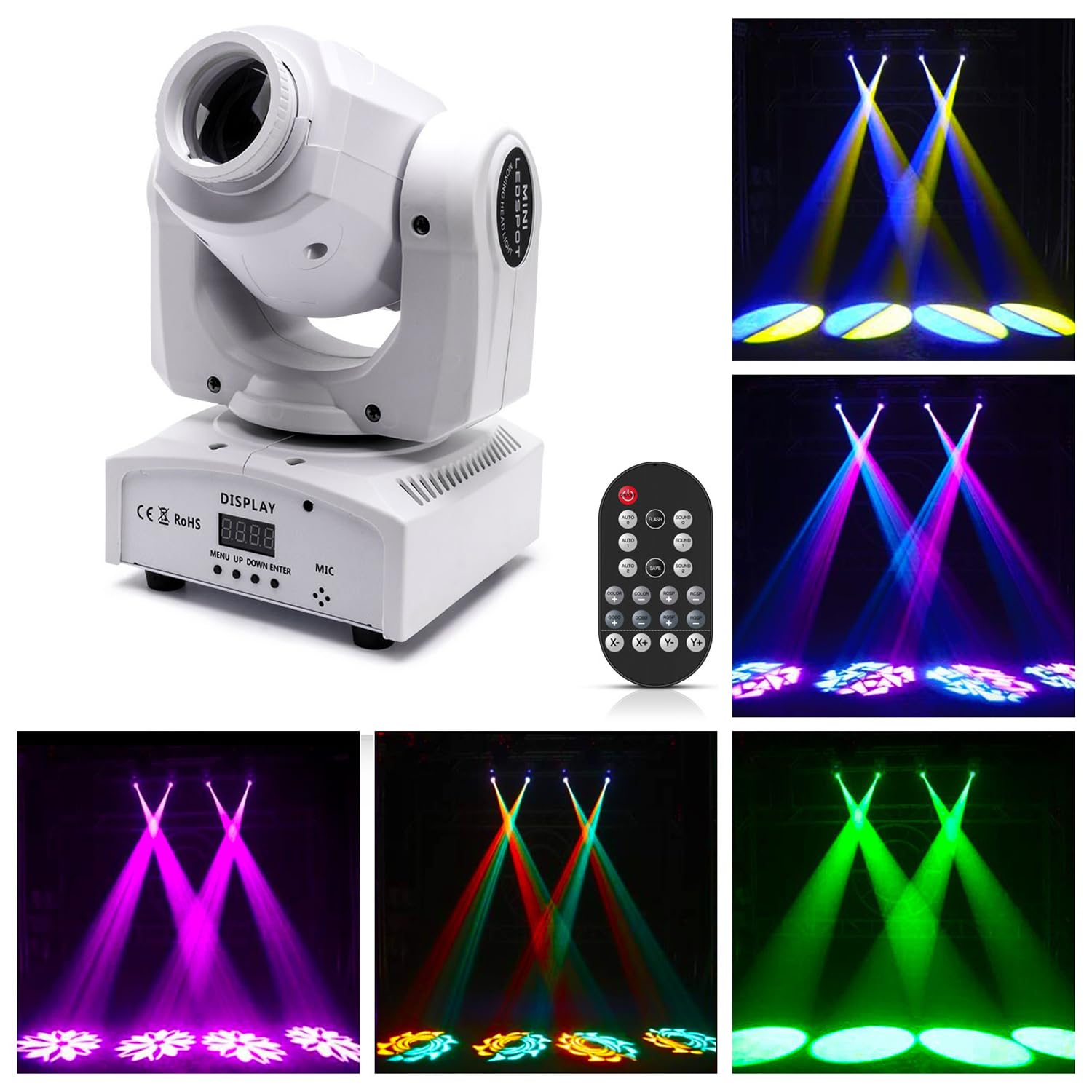 Lumière DJ jeu de lumière de scène LED projecteur de fête DMX jeu de lumière disco
