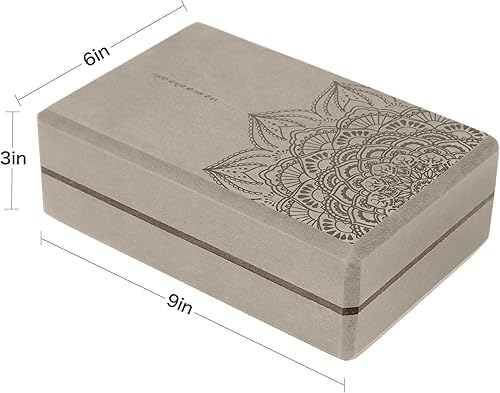 Miniatura 2 de uveti - Bloques de yoga de alta densidad para mejorar la fuerza, flexibilidad y equilibrio bloques de espuma de ladrillo