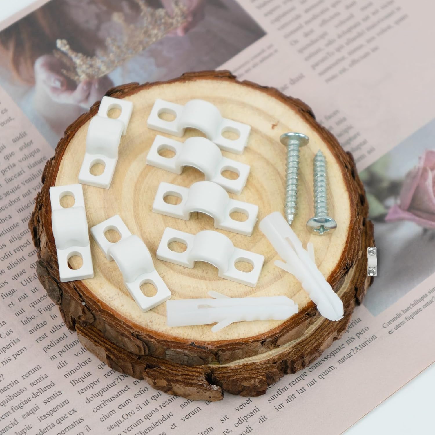 24PCS Metal Wire Shelf Loop Clips, Closet Maid Accessories image 4