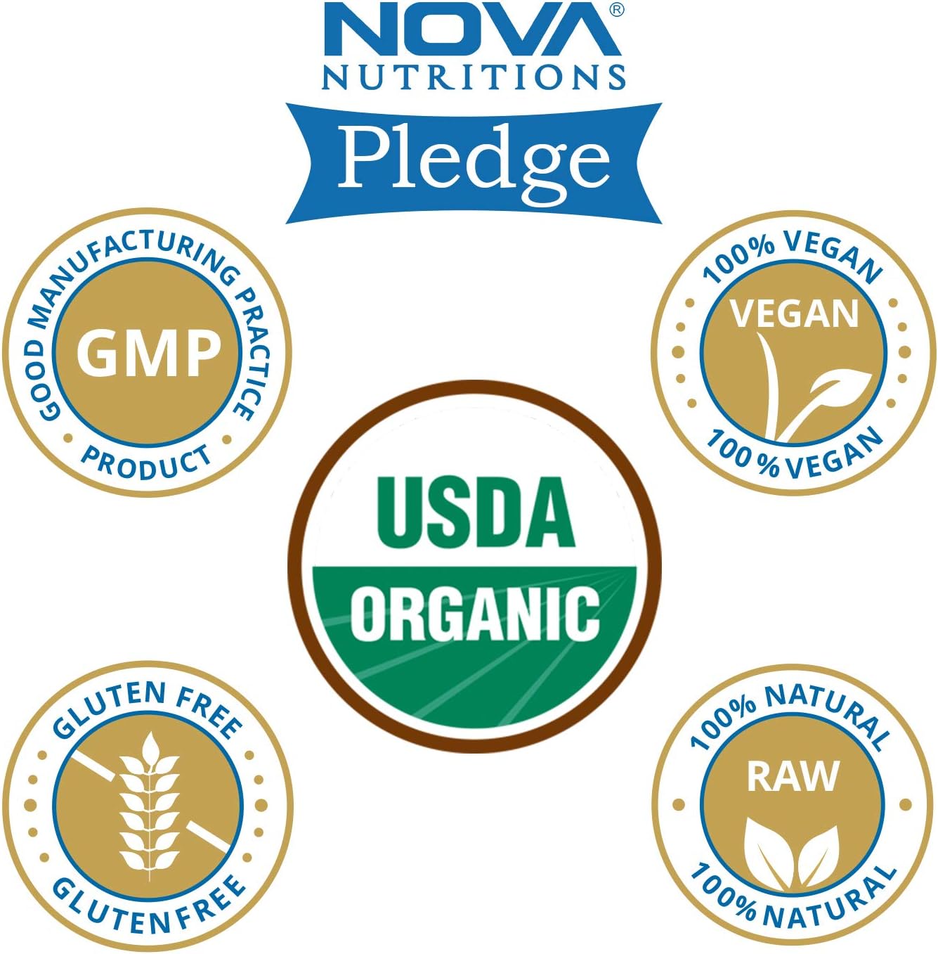 Nova Nutritions Certified Organic Licorice / Liquorice Root Powder 16 OZ (454 gm) - Also Called Glycyrrhiza glabra : Health & Household