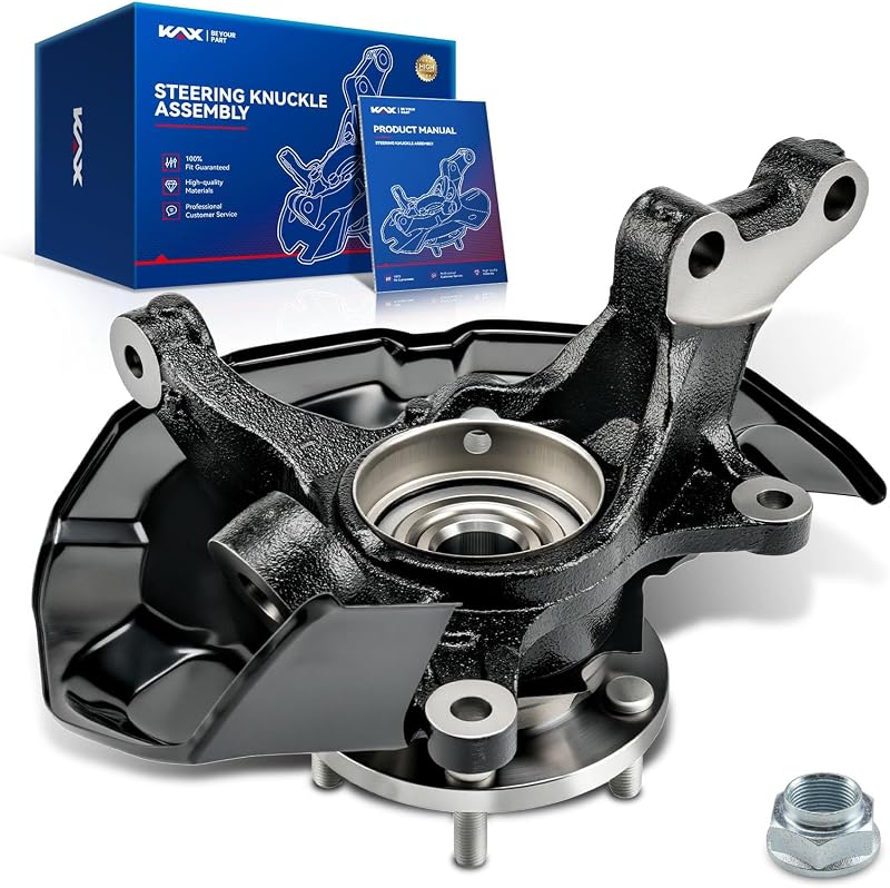 Manga de eixo dianteira com cubo e rolamento de roda KAX para Lexus ES330 e Camry 2004-2006 – Lado do motorista, 1 unidade