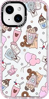 for iPhone 13 / iPhone 14 Case Whimsical Theme Park Pattern | Military-Grade Drop Protection | Soft TPU Material | Camera Control | for Women Grils | Trendy Whimsical Theme Park Pattern