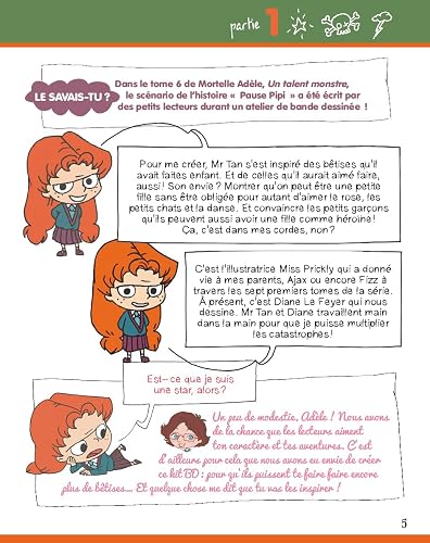 Fais ta BD avec Mortelle Adèle: Avec un gaufrier et des pochoirs - 6