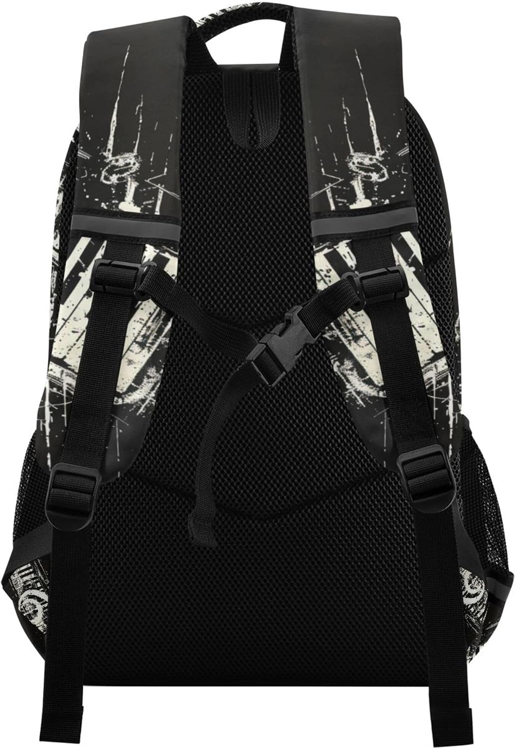 ALAZA Music Note Piano Backpack Purse for Women Men Personalized Laptop Notebook Tablet School Bag Stylish Casual Daypack, 13 14 15.6 inch image 2