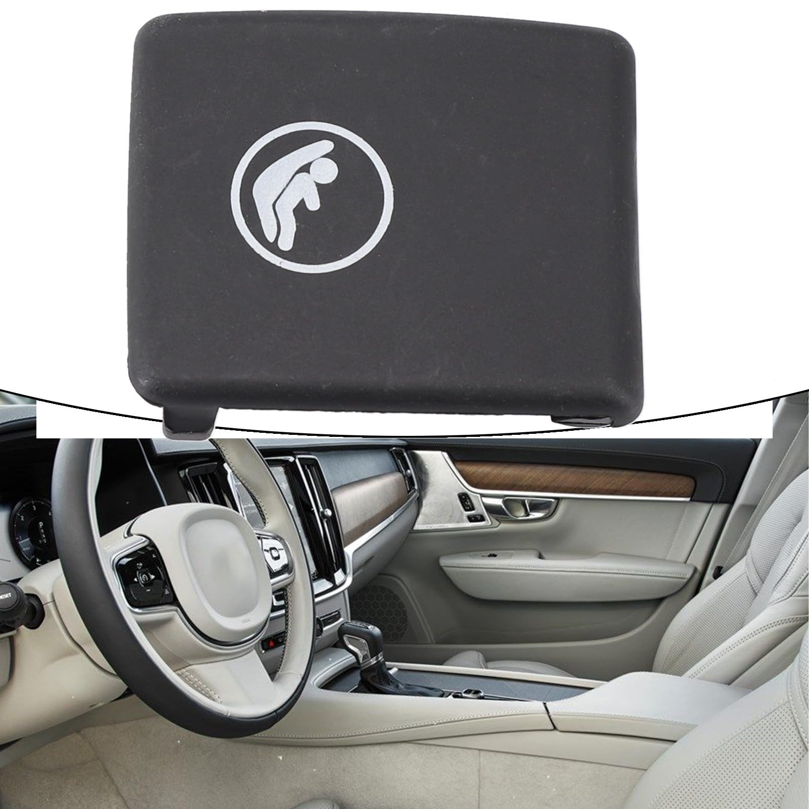 Elegante y funcional asiento infantil Isofix Mount Cover diseñado específicamente para vehículos Volvo seleccionados