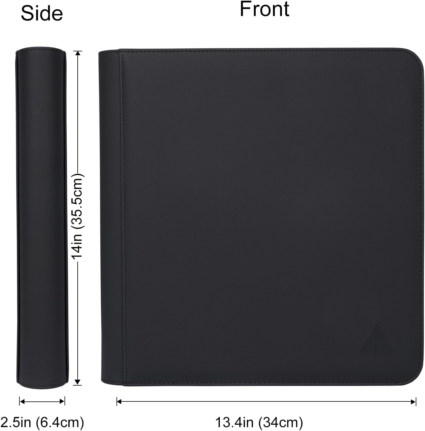 12 Pocket 800+ Pockets Card Binder for Sleeved Cards, Large Ringless Side Loading Pockets Trading Card Album Folder for TCG