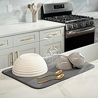 Vista 2 de S&T INC. Tapete escurreplatos de microfibra absorbente