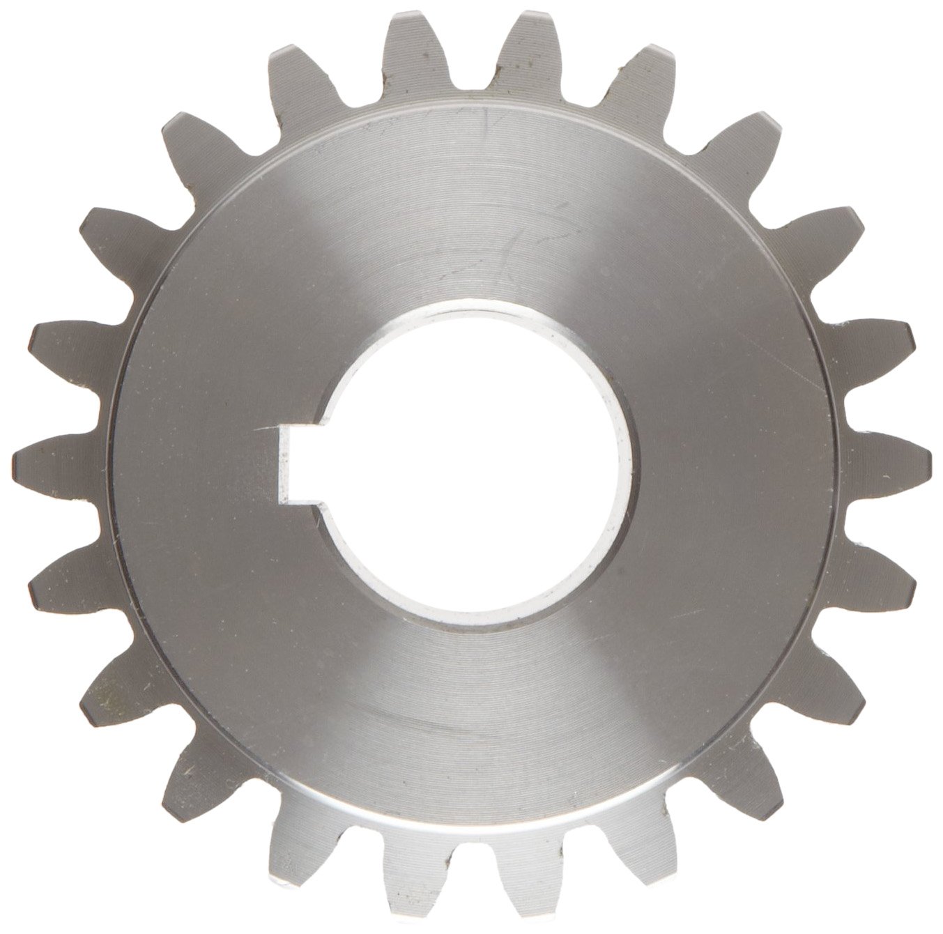 Boston Gear YH16 Spur Gear, Steel, Inch, 8 Pitch, 0.875" Bore, 2.250" OD, 1.500" Face Width, 16 Teeth