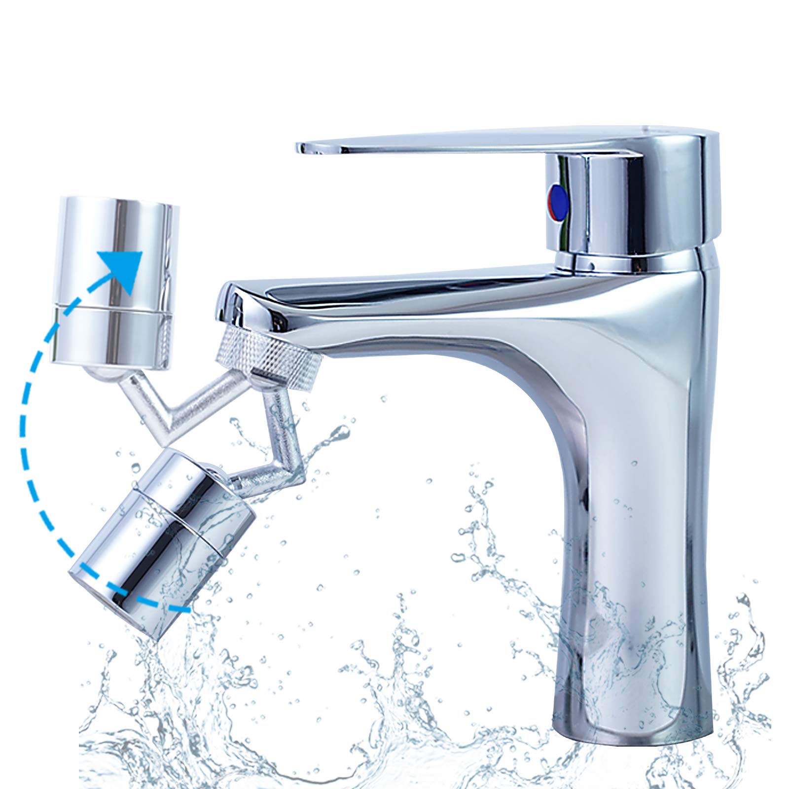 Buy Faucet Aerator Solid Brass, 720degree Swivel Eye Wash Station Faucet ed for Sink Attachment