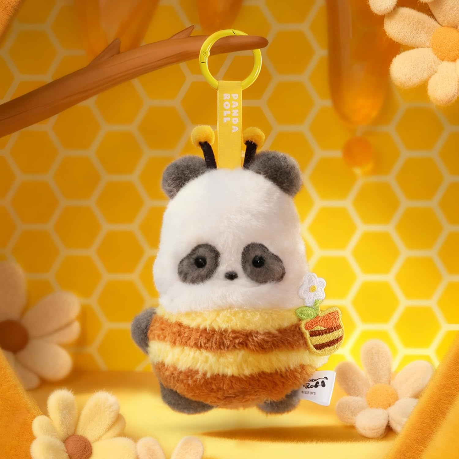 52TOYS Panda Roll Happy Weekend Series Blind Box Stuffed Animal Plush Toy with Soft and Adorable Design, 1PC Perfect for Cuddling, Display, and Unique Posing, Ideal Gift for Panda Enthusiasts