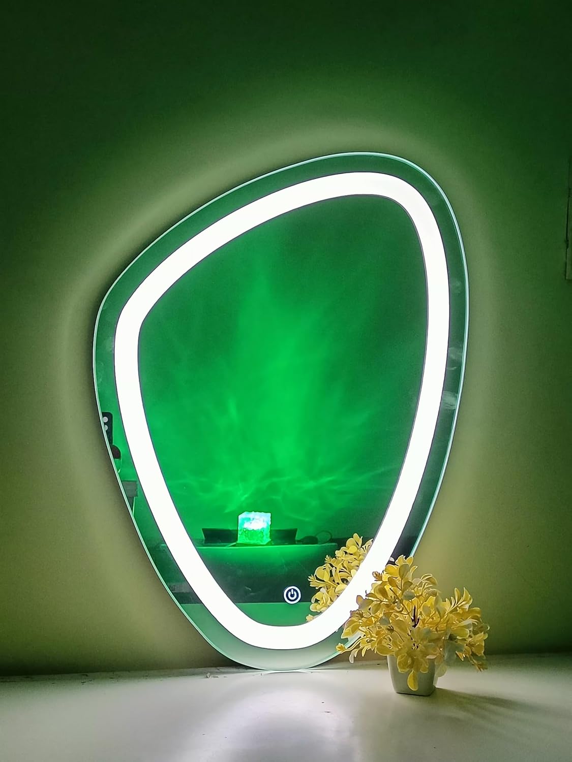 LED Mirror real view