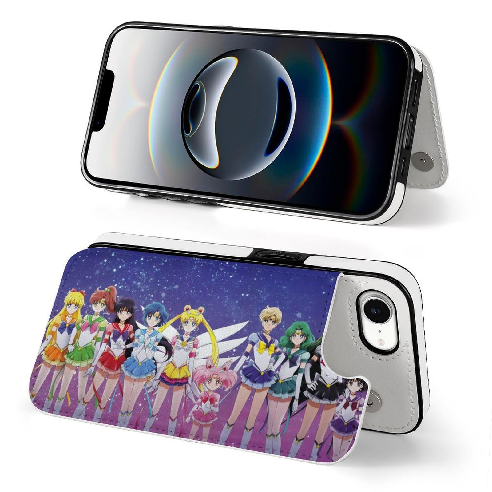 スマホケース　iPhone16e Amazon.co.jp: IPhone16E ケース 手帳型 美少女戦士