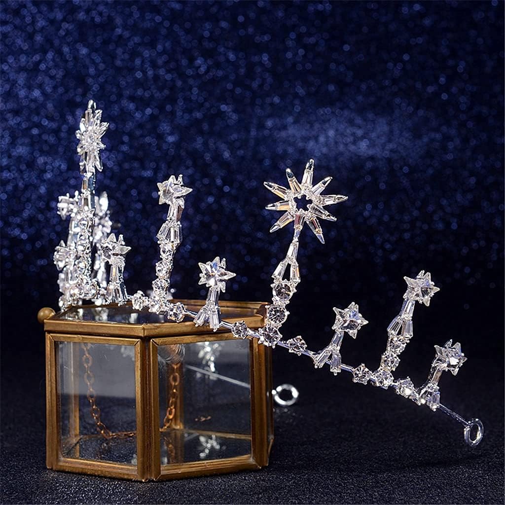 Sparking Wedding Crown Tiaras Rhinestone Prom Crown Coronet Crystal Hair Jewelry