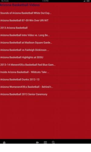 Arizona Basketball News (Kindle Tablet Edition)
