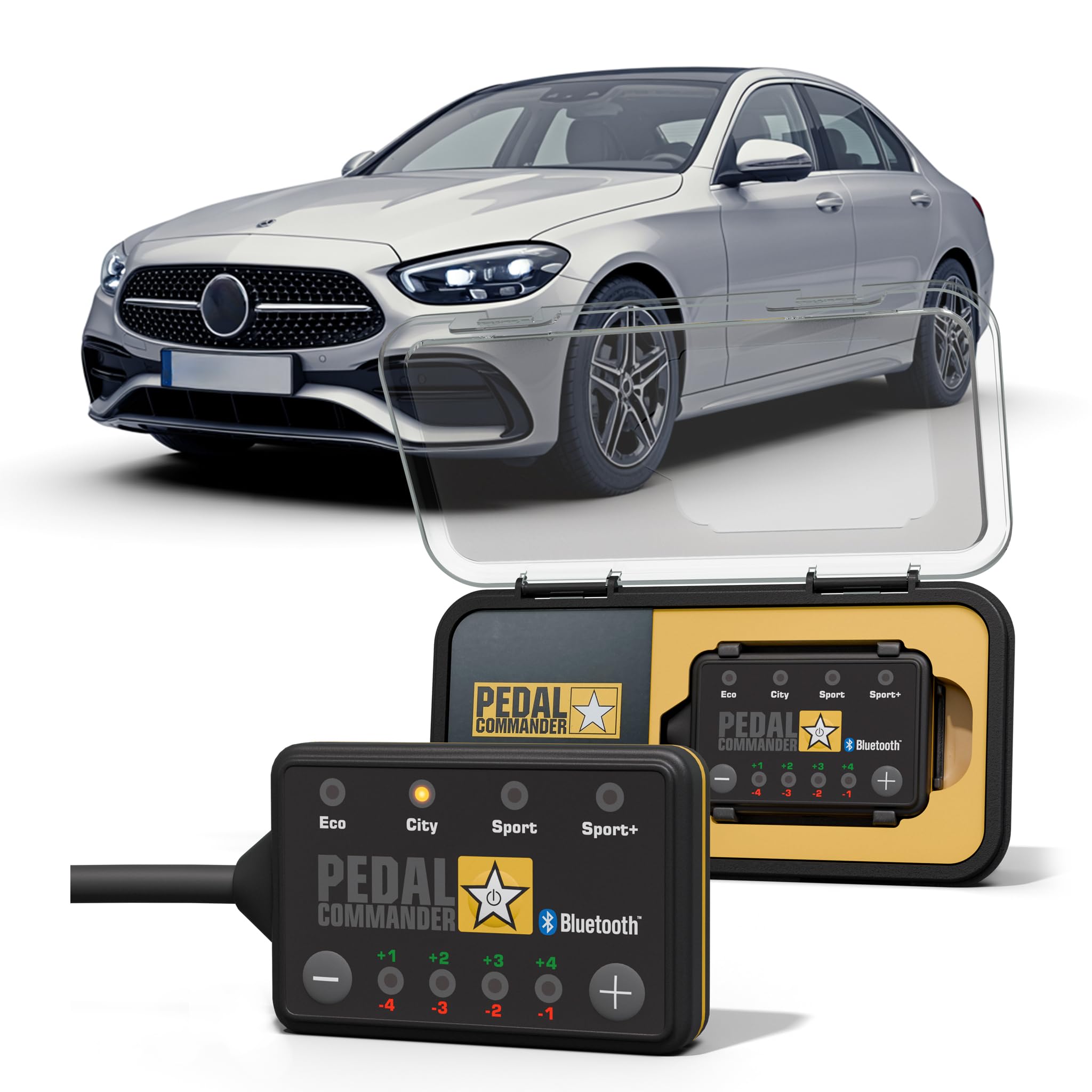 PEDAL COMMANDERfor Mercedes Benz C-Class 2008-2021 Throttle Response Controller - Fits W204 W205, C300, C43 AMG, C63 AMG, C350, C450, C250, C220, Mercedes Benz Accessories