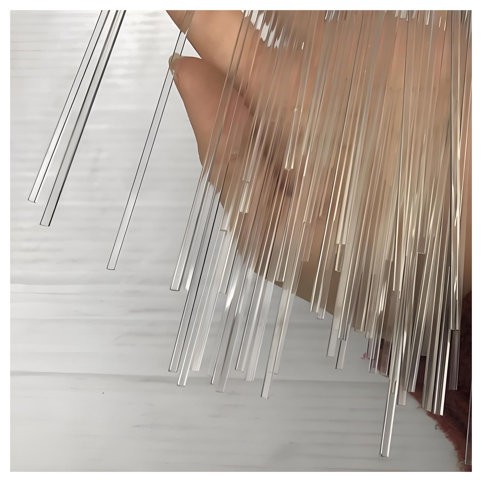 Okrągły pręt akrylowy, Przezroczyste akrylowe pręty okrągłe, opakowanie 30 5 mm 8 9 x 500 do majsterkowania i modelarstwa(8mm*8mm*500mm(30PCS))