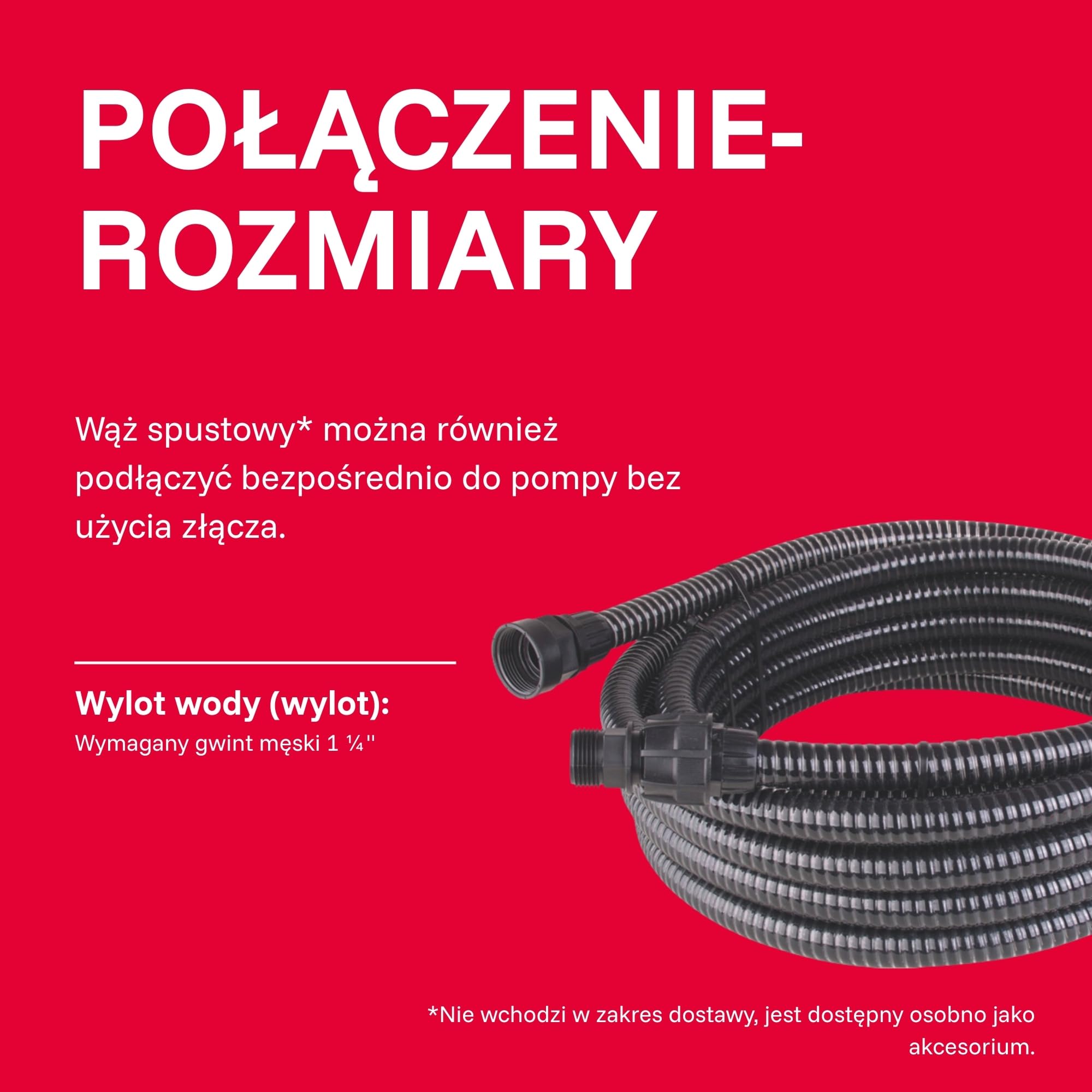 T.I.P. Zanurzeniowa Pompa Drenażowa ze Stali Nierdzewnej – 6000 l/h, Płaskie Zasysanie 1mm, Zawór Zwrotny, 6m, FlatOne6000 IX, 30440