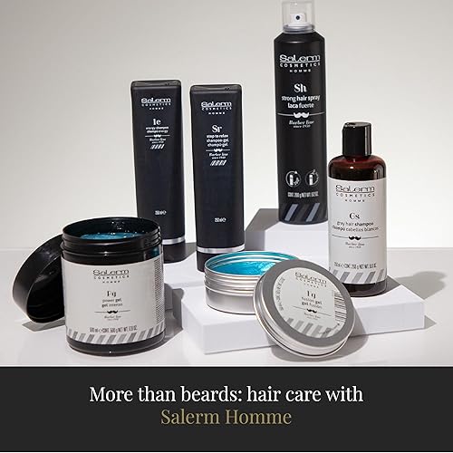 Vista 6 de SALERM - Gel y Champú 2 en 1 - Línea Stop To Relax Homme Barber - 3.4 fl oz - Para todo tipo de cabello y piel - Fragancia refrescante y relajante