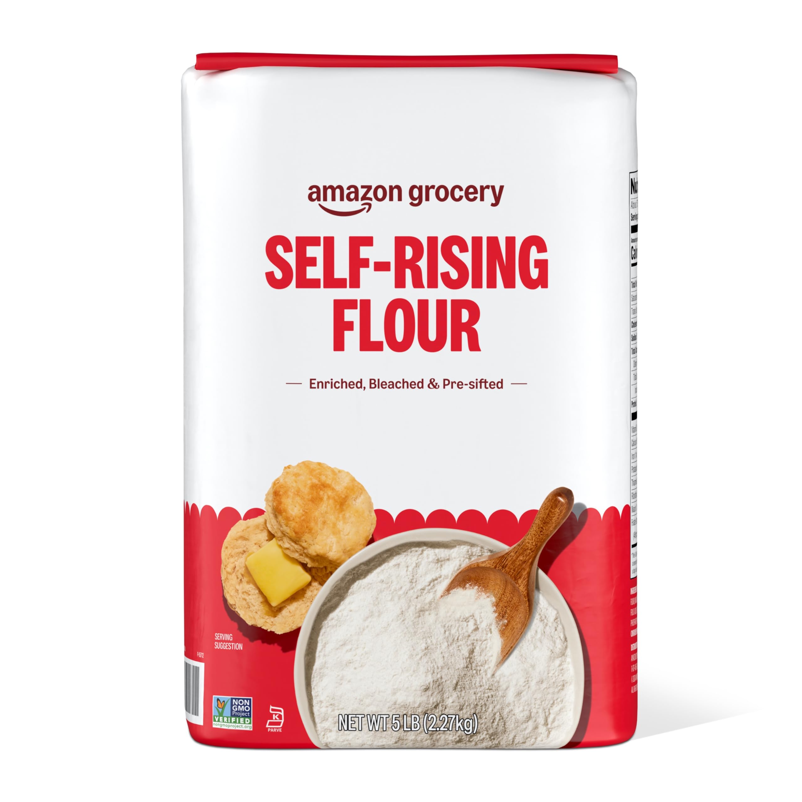 Amazon Fresh, Enriched Self Rising Flour, 5 lb