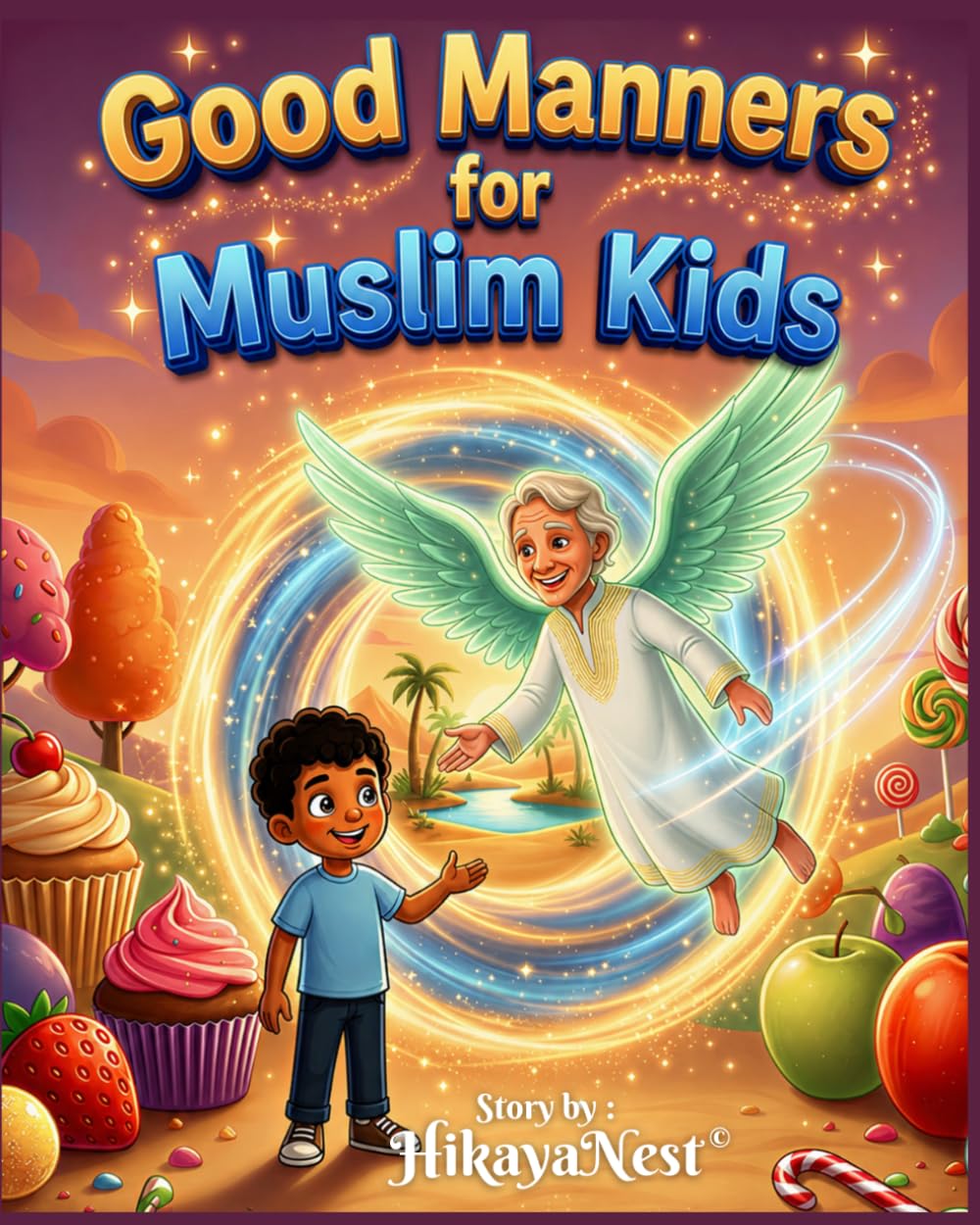 Good Manners for Muslim Kids: Fun Adventures with Hamza & Adab – Exciting Islamic Stories & Activities to Build Beautiful Manners & Character (Book 1) (The Amazing Manners Adventure)