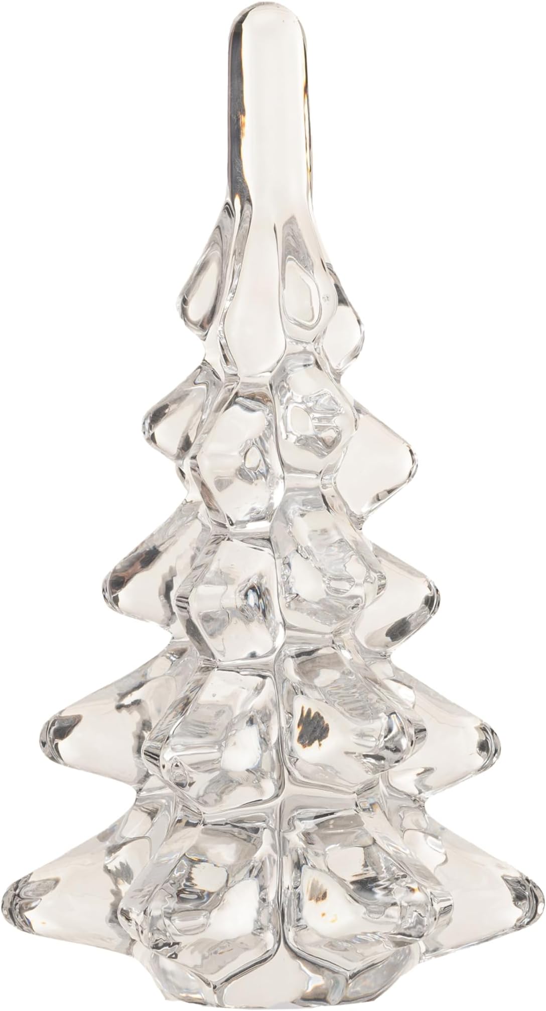 Creative Co-Op Mini Glass Christmas Tree Decor, Clear